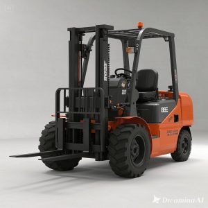 3 - 25 ton forklift rental UAE construction site